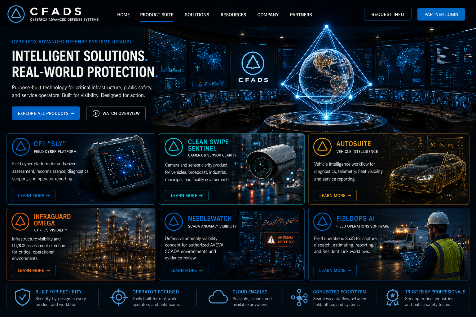 CFADS product suite visual direction